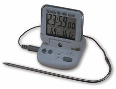 Thermometer, Timer, Temp Alarm